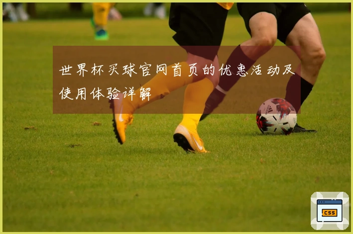 世界杯买球官网首页的优惠活动及使用体验详解